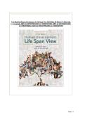 Test Bank for Human Development&colon; A Life-Span View&comma; 9th Edition by Robert V&period; Kail & John C&period; Cavanaugh &vert; Verified Complete Guide&vert; All Chapters