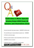 TCEQ CLASS C WATER OPERATORS LICENSE EXAM COMPLETE PACKAGE DEAL