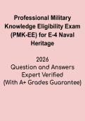 Professional Military Knowledge Eligibility Exam &lpar;PMK-EE&rpar; Study Guide &vert; Navy Advancement Prep