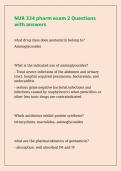 NUR 334 pharm exam 2 Questions with answers