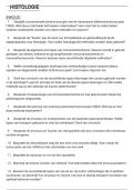 Opgeloste examenvragen histologie - BMW &lpar;F&period; De Smet&rpar;