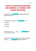 OSHA 510 EXAM 2026 QUESTIONS  AND ANSWERS &vert; A&plus; GRADED &vert; WITH  EXPERT SOLUTIONSOSHA 510 EXAM 2026 QUESTIONS  AND ANSWERS &vert; A&plus; GRADED &vert; WITH  EXPERT SOLUTIONS