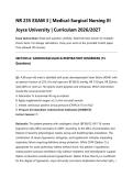 NR 235 Exam 3 ACTUAL EXAM 2026&sol;27 &vert; Joyce University &vert; Medical-Surgical Nursing III &vert; Verified Q&A with Explanations &vert; Pass Guaranteed - Graded A&plus;