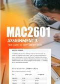 MAC2601 Assignment 3 Semester 2 2026 - Due 15 September 2026