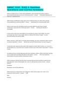 NMNC 1110 - EAQ 4&colon; Nutrition Questions and Correct Answers&period;
