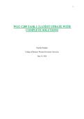 WGU C209 TASK 1 &vert; LATEST UPDATE WITH COMPLETE SOLUTIONS