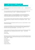 NMNC 1110 EAQ 7&colon; Fluid and Electrolytes Questions and Answers&period;