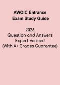 AWOIC Entrance Exam Study Guide &vert; Aviation Warrant Officer Candidate Prep