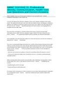 NMNC 1110 EAQ 11&colon; Professional Identity&comma; Communication&comma; Health Care Law Questions and Correct Answers&period;