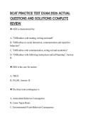 BCAT PRACTICE TEST EXAM 2026 ACTUAL QUESTIONS AND SOLUTIONS COMPLETE REVIEW