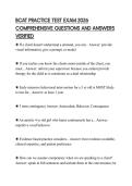 BCAT PRACTICE TEST EXAM 2026 COMPREHENSIVE QUESTIONS AND ANSWERS VERIFIED