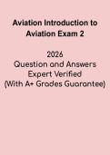 Introduction to Aviation Exam 2 Study Guide &vert; Aviation Concepts & Test Prep