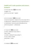 CodeHS unit 5 codes questions and answers  Graded A&plus; 