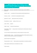 NMNC 1110 Introduction to Nursing Concepts Exam 2 &lpar;Fall&rpar;Test Questions and Correct Answers&period;