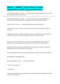 Week 1 NMNC 1110 Study Guide Questions with Actual Answers&period;