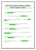ASA 103 Coastal Cruising - Chapter Review Quizzes 2026