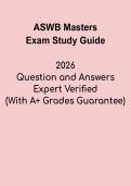 ASWB Masters Exam Study Guide 2026 &vert; Social Work Licensing Prep