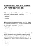 BDS ADVANCED CLINICAL PRACTICE EXAM WITH VERIFIED SOLUTIONS 2026