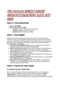 2026&sol;2027 Barkley AGACNP Architect's Blueprint&colon; Elite Test Bank & Study Guide