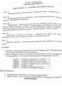 Class notes B&period;sc  Algebra and Trigonometry
