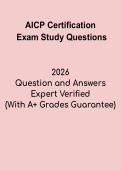 AICP Certification Exam Study Questions &vert; Urban Planning & Professional Prep