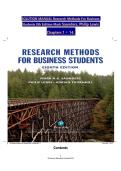 Research Methods for Business Students&comma; 8th Edition&comma; Mark Saunders & Philip Lewis &ndash; Solution Manual