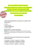 New Jersey Water Treatment Operator   Comprehensive Resource To Help You Ace 2026-2027  Includes Frequently Tested Questions With  ELABORATED 100&percnt; Correct COMPLETE SOLUTIONS  Guaranteed Pass First Attempt&excl;&excl;  Current Update&excl;&excl; 