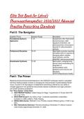 2026&sol;2027 Lehne&rsquo;s Pharmacotherapeutics Elite Test Bank &vert; Advanced Practice Prescribing Standards &vert; Practice Exam & Mentor Rationale 