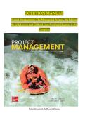 Project Management&colon; The Managerial Process&comma; 8th Edition&comma; Erik Larson & Clifford Gray &ndash; Solution Manual