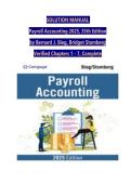 Payroll Accounting 2025&comma; 35th Edition&comma; Bernard J&period; Bieg & Bridget Stomberg &ndash; Solution Manual