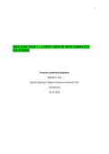 WGU C200 TASK 1 &vert; LATEST UPDATE WITH COMPLETE SOLUTIONS