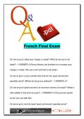 French Final Exam Practice &ndash; 60 Questions and Answers on Food Vocabulary&comma; Modal Verbs&comma; Comparatives &vert; Beginner French Grammar Review &vert; 2025&ndash;2026