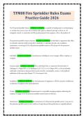 TFM08 Fire Sprinkler Rules Exams Practice Guide 2026