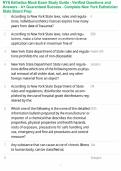 NYS Esthetics Mock Exam Study Guide - Verified Questions and Answers - A&plus; Guaranteed Success - Complete New York Esthetician State Board Prep