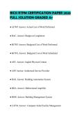 BICSI RTPM CERTIFICATION PAPER 2026 FULL SOLUTION GRADED A&plus;