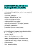 BICSI RTPM EXAMINATION SET 2026 SOLVED QUESTIONS GRADED A&plus;