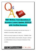 Motorcycle Safety Foundation Written Test &ndash; 80 Questions and Answers on Riding Safety&comma; Hazard Awareness&comma; Braking and Countersteering &vert; MSF Basic RiderCourse &vert; 2025&ndash;2026 Exam