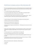 PEDs HESI Practice Test Questions and Answers With Verified Solutions 2025&period; Exam Revision Questions And Correct Answers &vert; Graded A&plus; &vert; 2025&sol;2026
