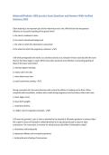 Maternal&sol;Pediatric HESI practice Exam Questions and Answers With Correct Answers&period; 2026 Update