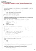 WGU D103 EXAM Assessment Section 1 questions and answers 2026