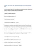 Pediatric's HESI Exam Questions and Answers&period; All Latest Exam Revision Questions And Correct Answers &vert; Graded A&plus; &vert; 2025&sol;2026