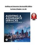 Solutions Manual for Auditing and Assurance Services&comma; 18th Edition by Alvin A&period; Arens
