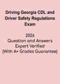 Georgia CDL & Driver Safety Regulations &vert; GA Commercial Driver License Study Guide