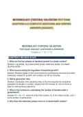 MICROBIOLOGY &lpar;TORTORA&rpar; 12th EDITION TEST BANK CHAPTERS 6-12 COMPLETE QUESTIONS AND VERIFIED ANSWERS &lpar;2026&sol;2027&rpar;