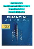Financial Accounting&comma; 11th Edition&comma; Jerry J&period; Weygandt & Paul D&period; Kimmel &ndash; Solution Manual