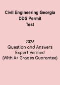 Georgia DDS Permit Test Study Guide &vert; Civil Engineering & Driving Safety Prep