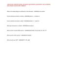 AT202 EXAM 1 REVIEW EXTRA &lpar;NOT BONUS QUESTIONS&rpar; &vert; QUESTIONS AND ANSWERS &vert; 2026 UPDATE &vert; RATED 100&percnt; CORRECT