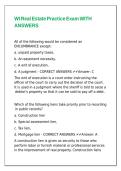 WI Real Estate Practice Exam WITH ANSWERS&period;