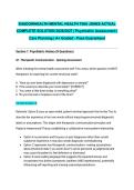 SHADOWHEALTH MENTAL HEALTH TINA JONES ACTUAL COMPLETE SOLUTION 2026&sol;2027 &vert; Psychiatric Assessment &vert; Care Planning &vert; A&plus; Graded - Pass Guaranteed