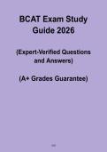 BCAT Exam Study Guide 2026 PDF &ndash; Complete Prep for Certification Success